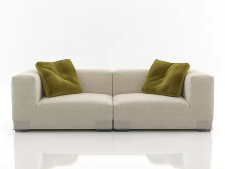 FURNITURE 3D MODELS – Plastics Duo Sofa 2