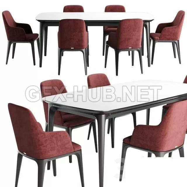 FURNITURE 3D MODELS – Play table and chair