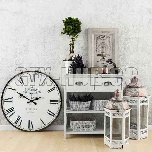 FURNITURE 3D MODELS – Provence set 4