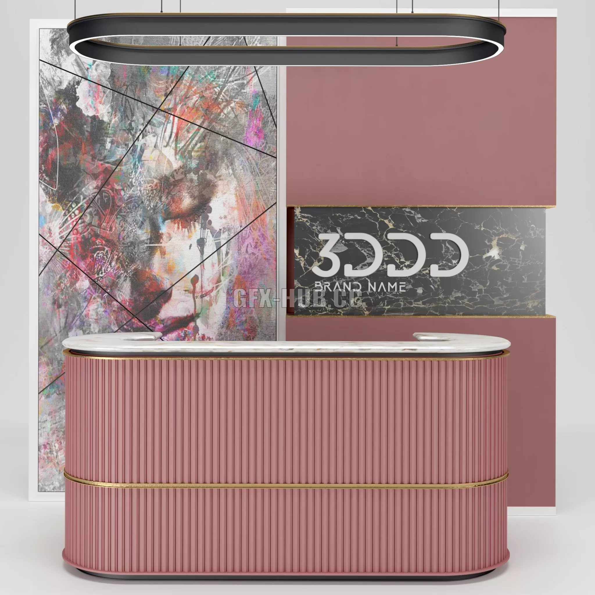 FURNITURE 3D MODELS – Reception G38