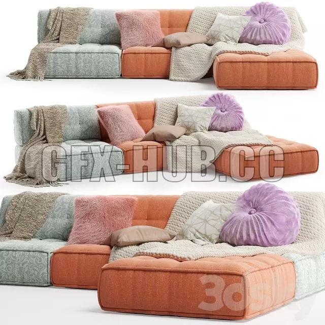 FURNITURE 3D MODELS – Reema Sofa