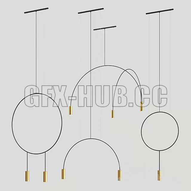 FURNITURE 3D MODELS – Revolta Pendant Light
