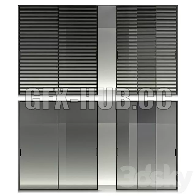 FURNITURE 3D MODELS – Rimadesio Sliding Doors 2