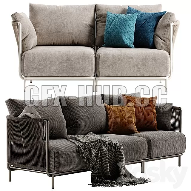FURNITURE 3D MODELS – Roberti Queen Sofa
