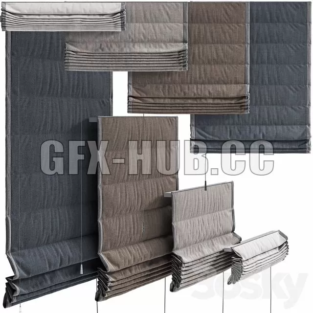 FURNITURE 3D MODELS – Roman Curtains