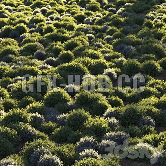 FURNITURE 3D MODELS – Round Grass