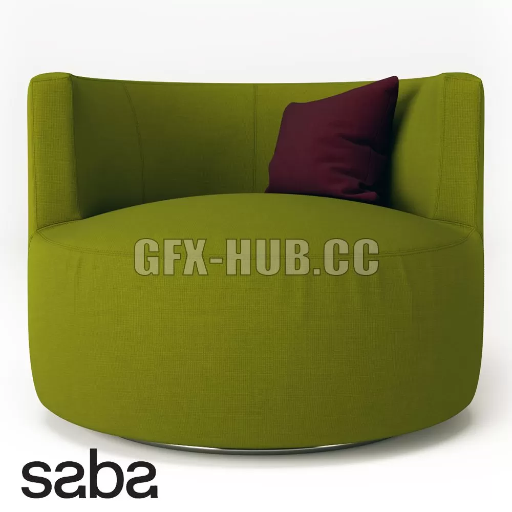 FURNITURE 3D MODELS – Saba Italia, Chance