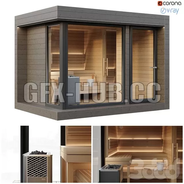 FURNITURE 3D MODELS – Sauna