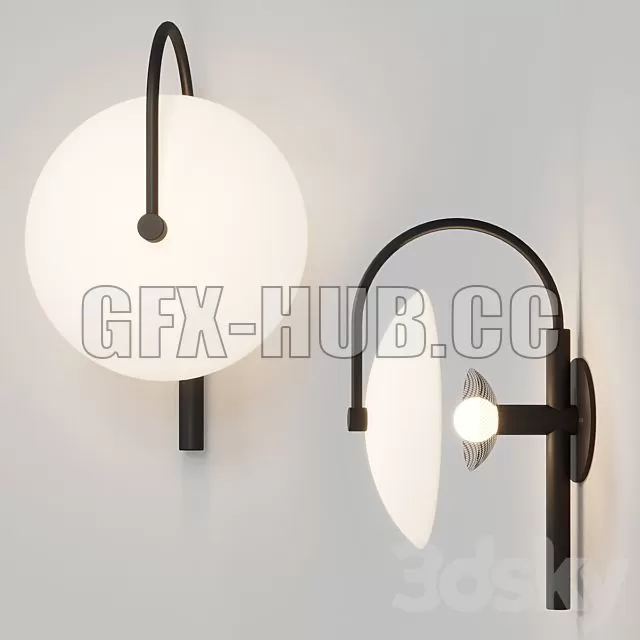 FURNITURE 3D MODELS – Sconce Aperture Wall Lamp