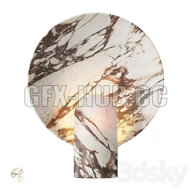 FURNITURE 3D MODELS – Sculpted Calacatta Marble by Henry Wilson