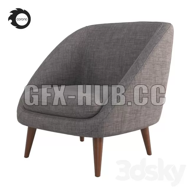 FURNITURE 3D MODELS – Semeon Armchair