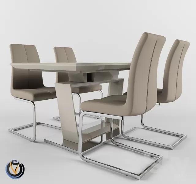 3DSKYMODEL – Dining Table sets – 4214