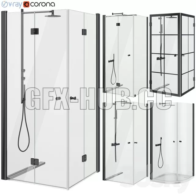 FURNITURE 3D MODELS – Showers Svedbergs Set 85 (5 options)