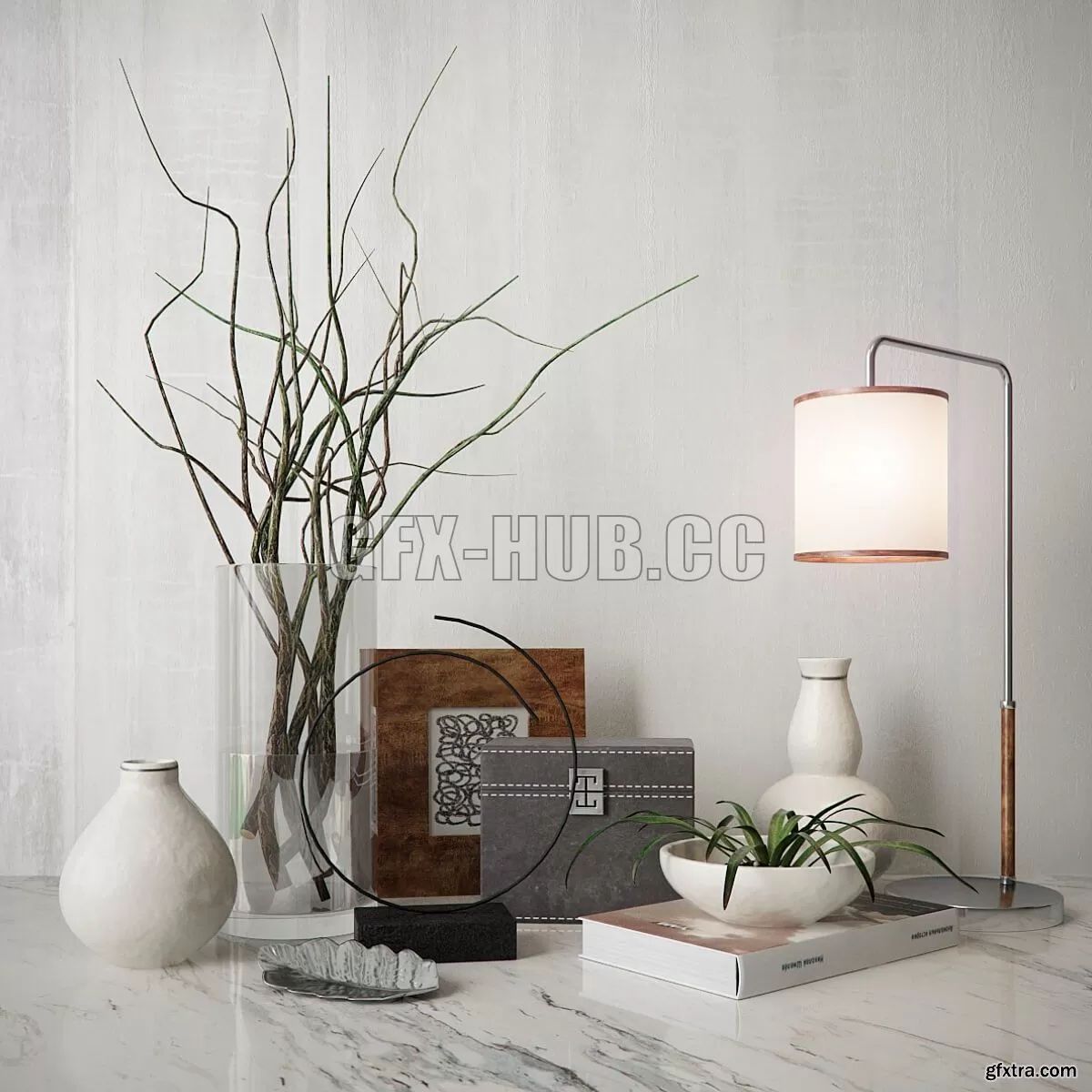 FURNITURE 3D MODELS – Simple decorative set