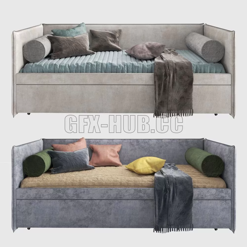 FURNITURE 3D MODELS – Sleepeesleep Bed Fly for teens