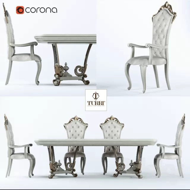 3DSKYMODEL – Dining Table sets – 4218