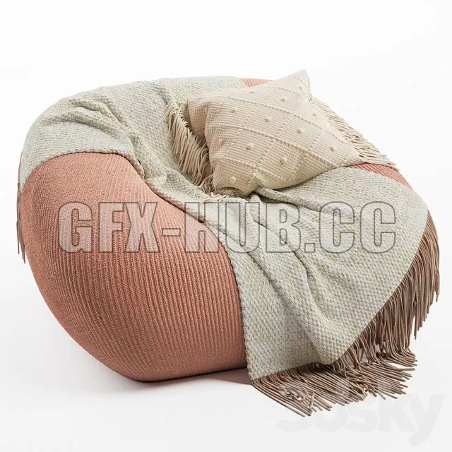 FURNITURE 3D MODELS – Smile Armchair Paola Lenti