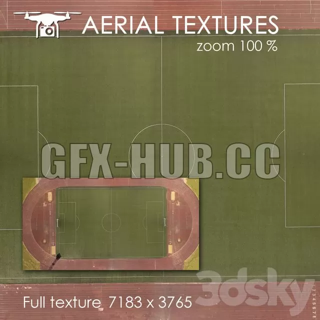 FURNITURE 3D MODELS – Soccer Field 64 for exteriors