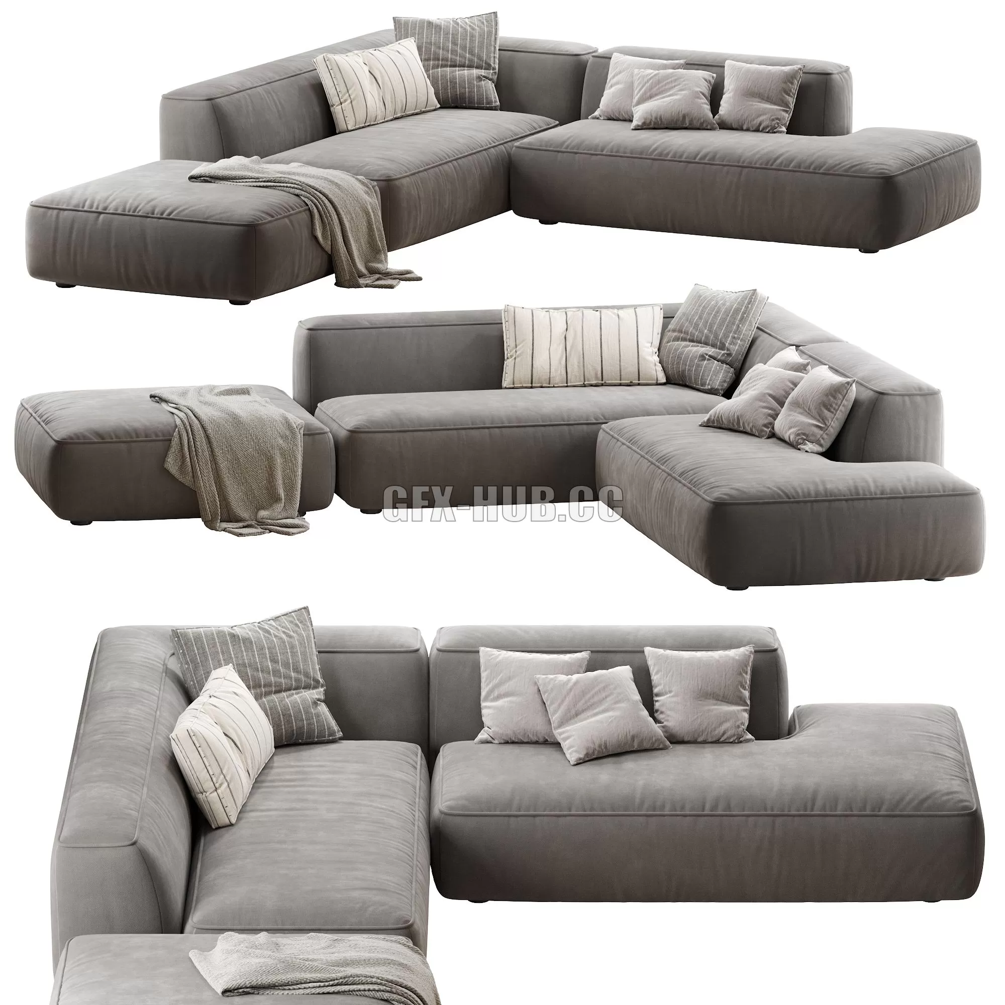 FURNITURE 3D MODELS – Sofa Lema CLOUD