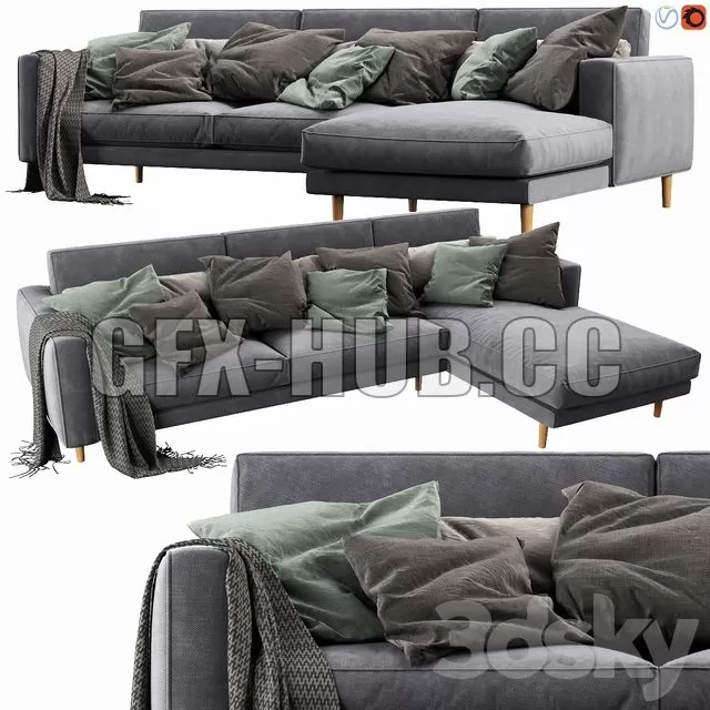 FURNITURE 3D MODELS – Sofa Linteloo Pleasure Chaise Lounge