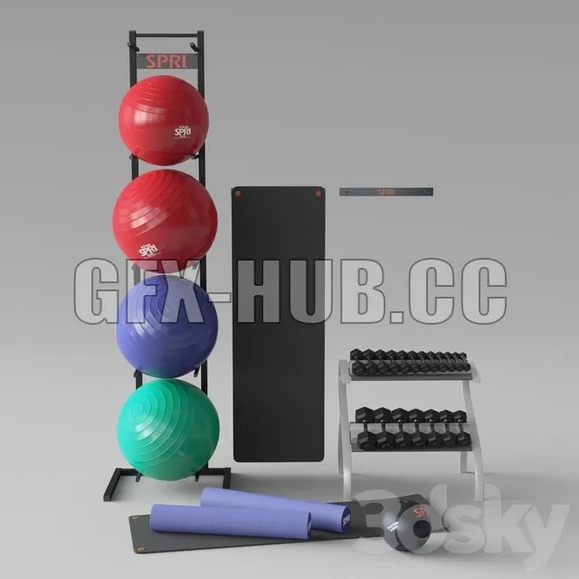 FURNITURE 3D MODELS – SPRI Sports Equipment