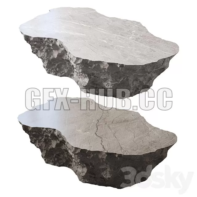 FURNITURE 3D MODELS – Stone Table N3