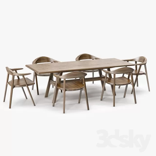 3DSKYMODEL – Dining Table sets – 4224