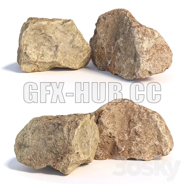 FURNITURE 3D MODELS – Stones 136