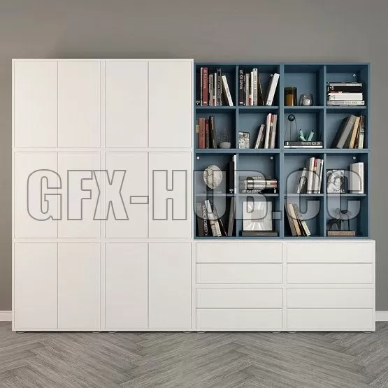 FURNITURE 3D MODELS – Storage combination Eket Ikea
