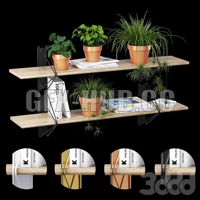FURNITURE 3D MODELS – Strut shelving system