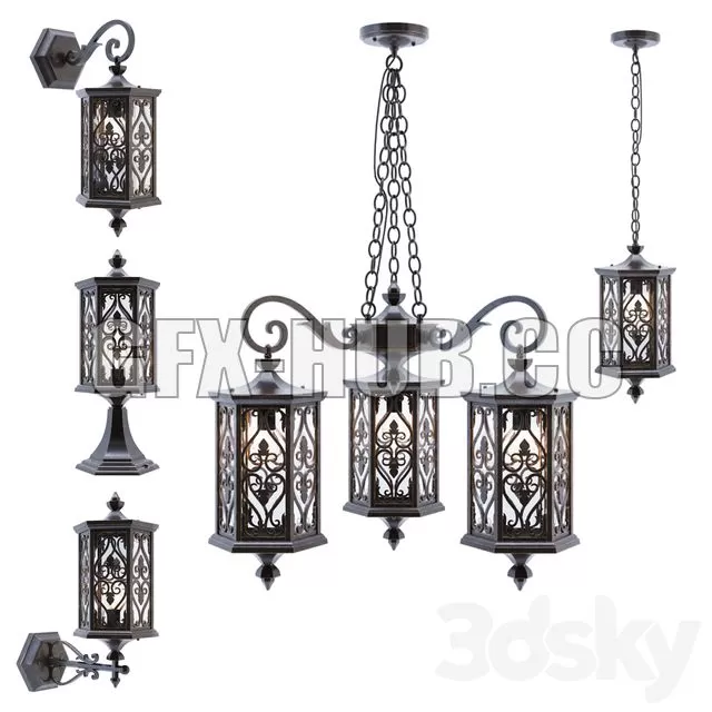 FURNITURE 3D MODELS – SUSPENSION STREET LUMINER