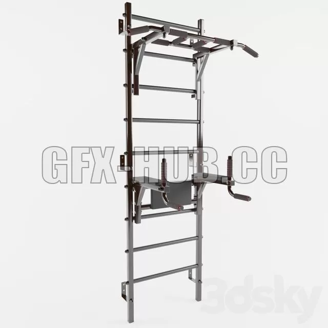 FURNITURE 3D MODELS – Swedish Wall (training apparatus)