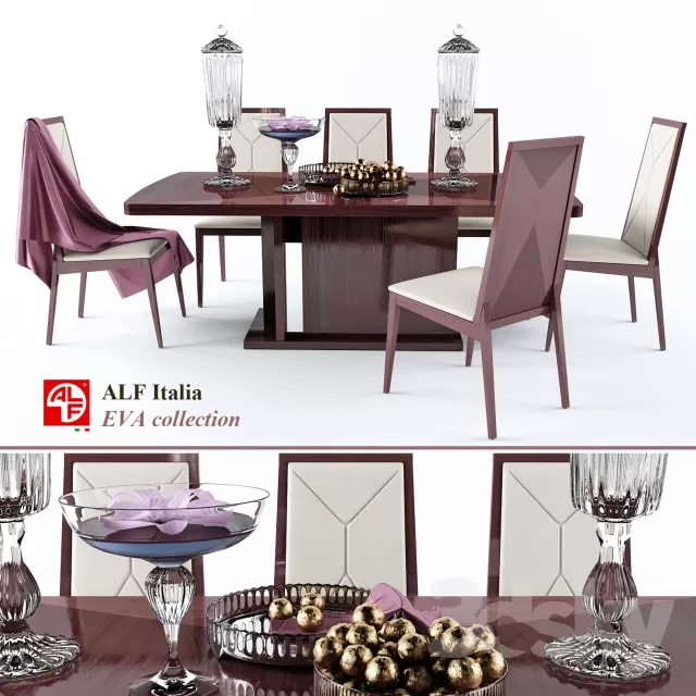 3DSKYMODEL – Dining Table sets – 4229