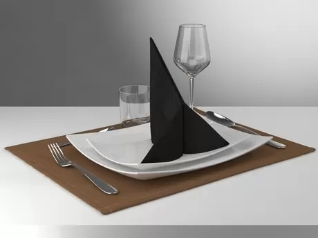 FURNITURE 3D MODELS – Table set 02