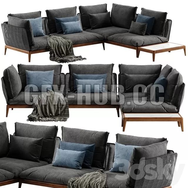 FURNITURE 3D MODELS – Talenti Cruise Sofa 2