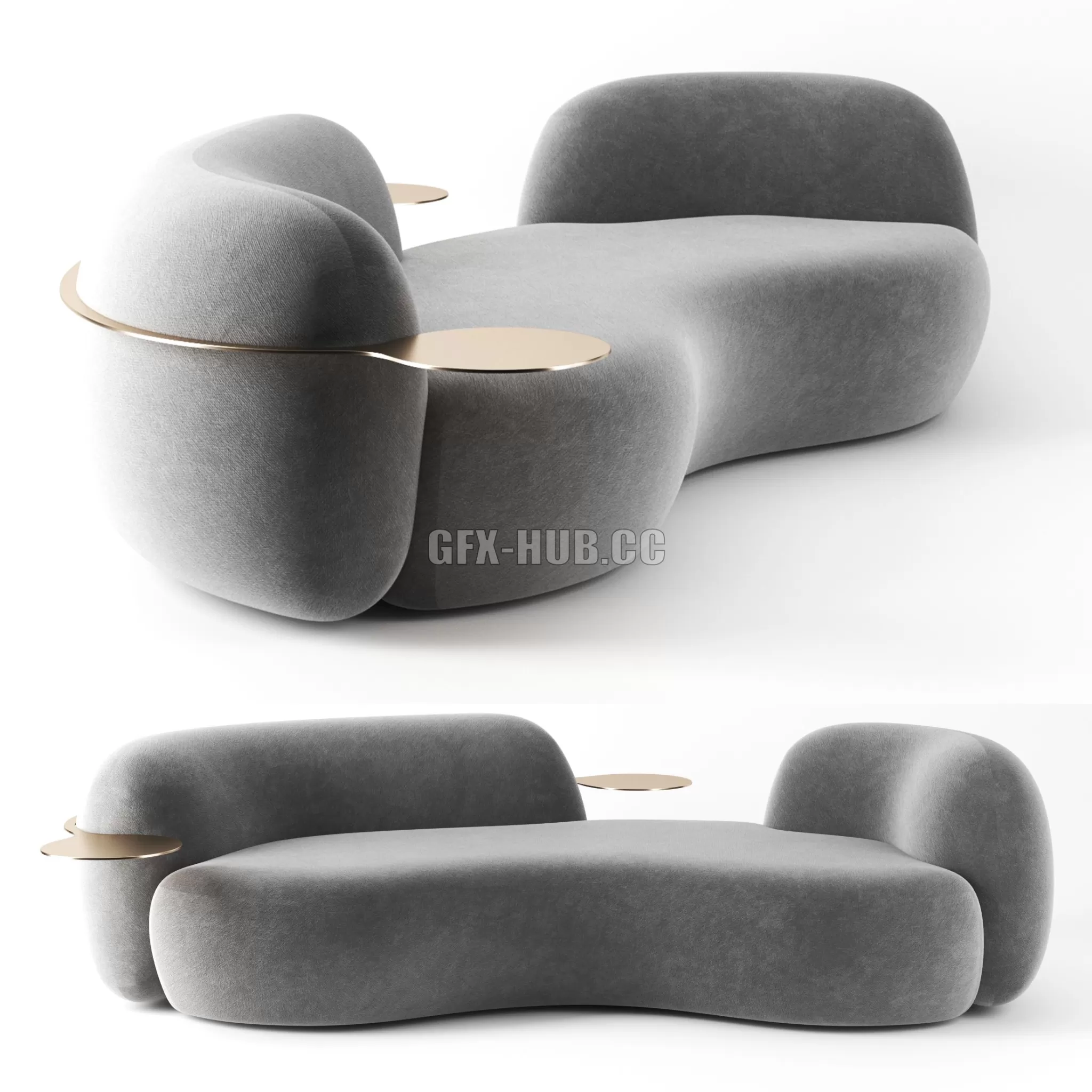 FURNITURE 3D MODELS – Tateyama Sofa by Secolo