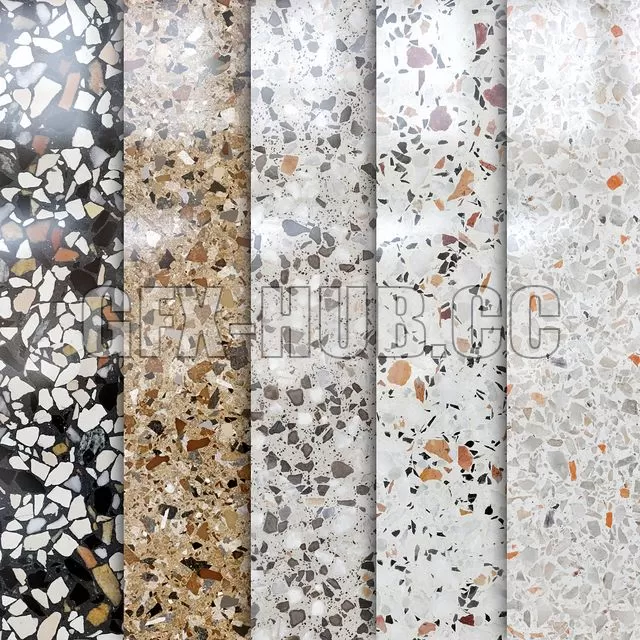 FURNITURE 3D MODELS – Terrazzo Marble 2