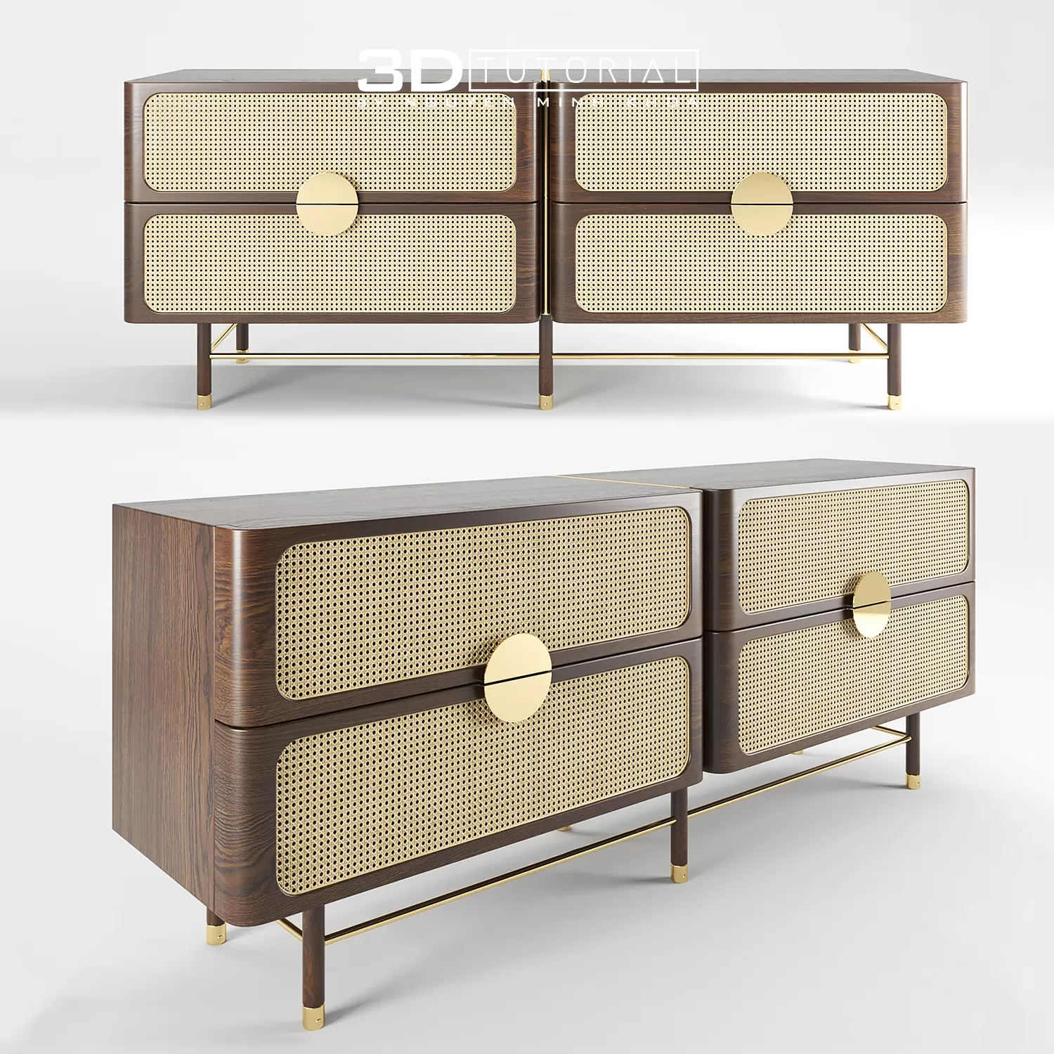 FURNITURE 3D MODELS – The Cole sideboard modelbyNguyenMinhKhoa