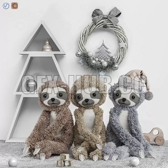 FURNITURE 3D MODELS – Toys and Furniture Set 85