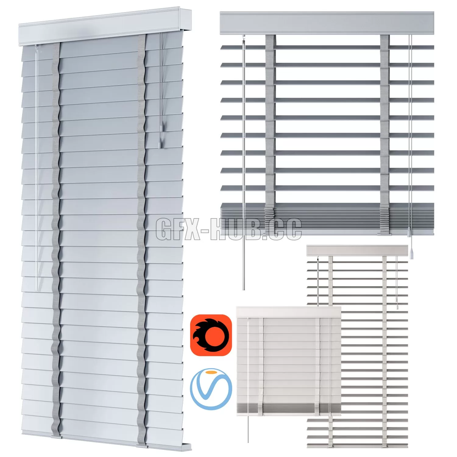 FURNITURE 3D MODELS – Venetian Blind 01