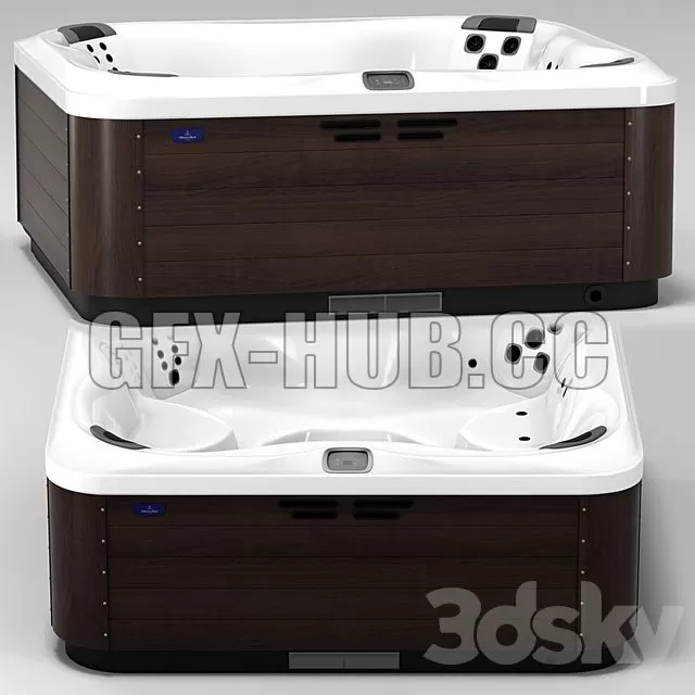 FURNITURE 3D MODELS – Villeroy & Boch Comfort Line Hot Tub