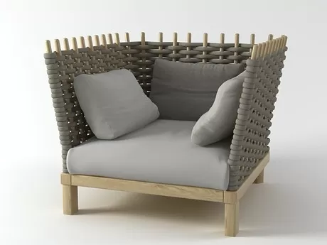 FURNITURE 3D MODELS – Wabi armchair