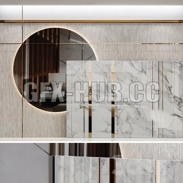 FURNITURE 3D MODELS – Wall Panel