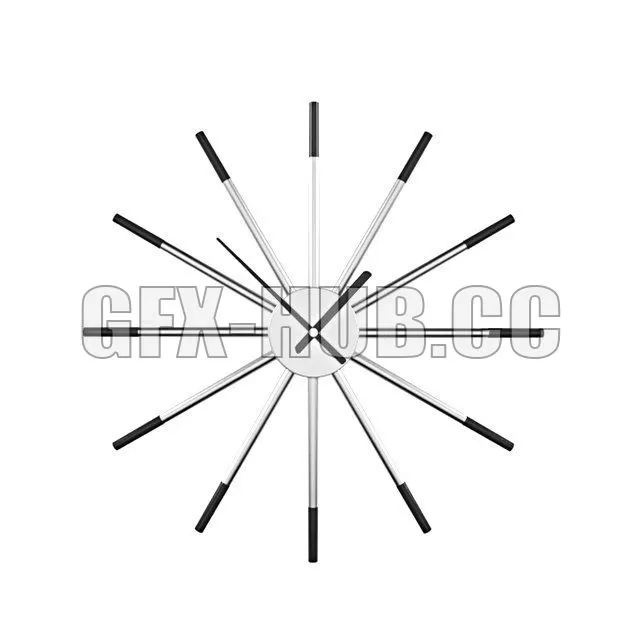 FURNITURE 3D MODELS – Watch Me wall clock – Boconcept