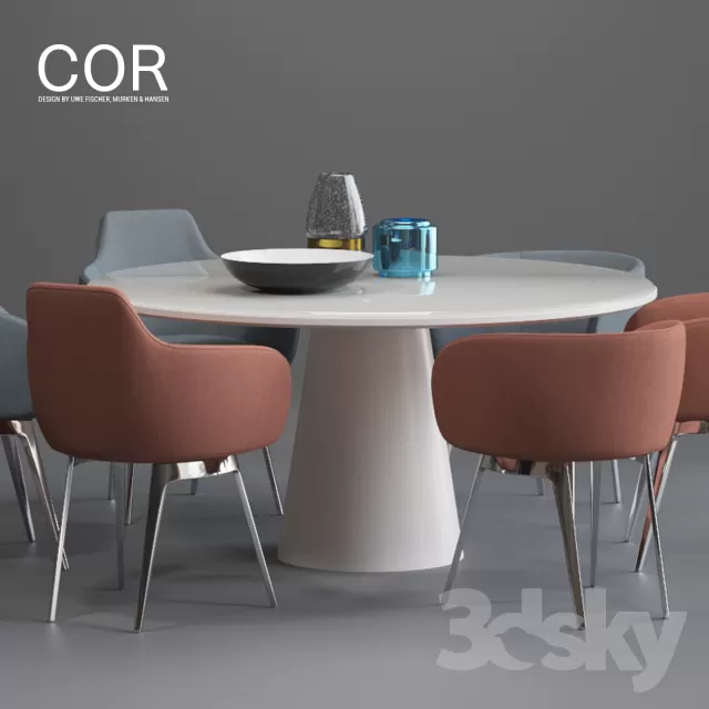 3DSKYMODEL – Dining Table sets – 4261