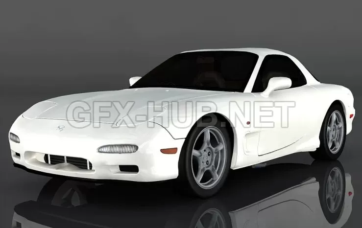 CAR – 1997 Mazda RX-7 3D Model CAR – 1997 Mazda RX-7 3D Model