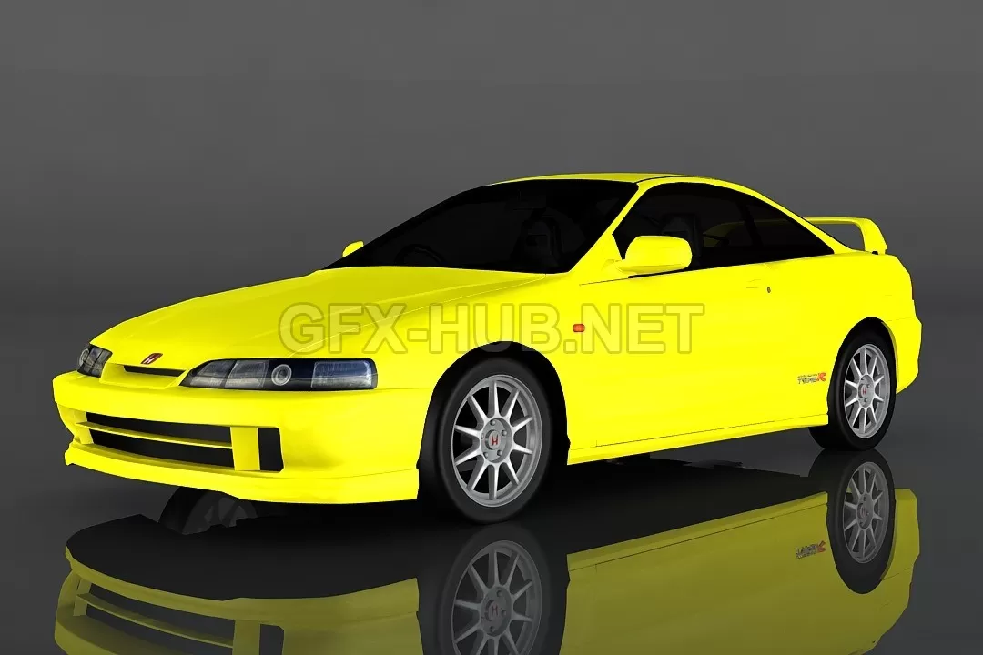 CAR – 2000 Honda Integra 3D Model CAR – 2000 Honda Integra 3D Model