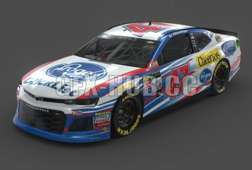 CAR – 2018 NASCAR Camaro 3D Model CAR – 2018 NASCAR Camaro 3D Model