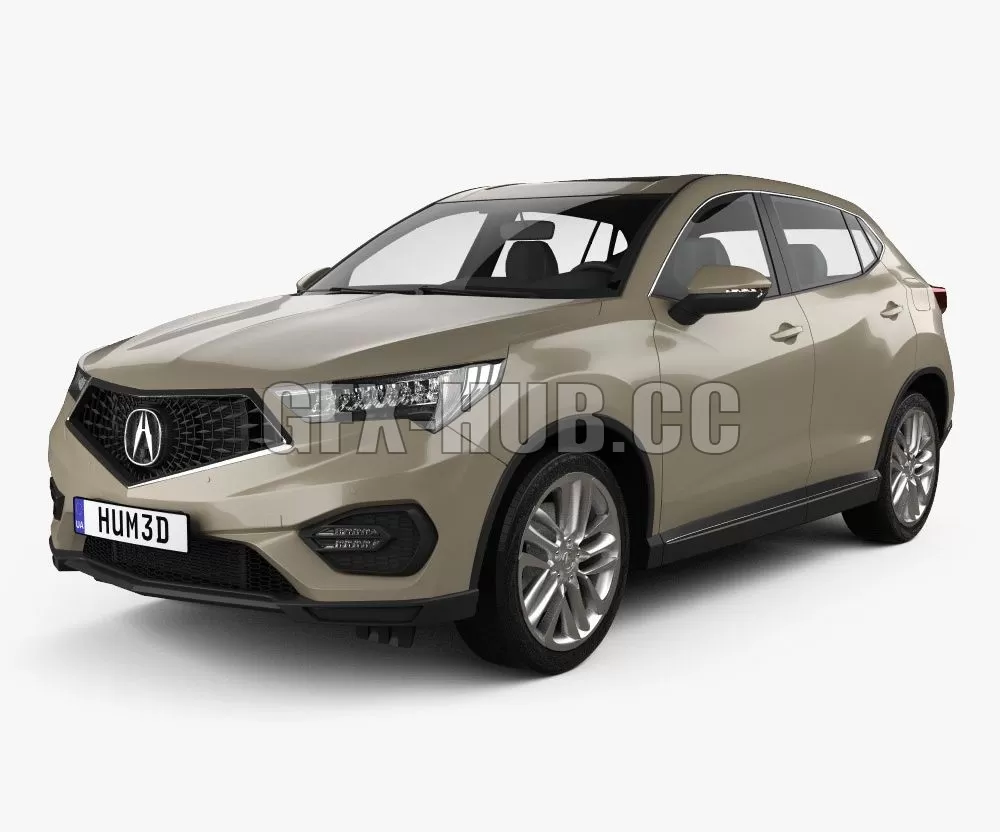 CAR – Acura CDX 2019 3D Model CAR – Acura CDX 2019 3D Model