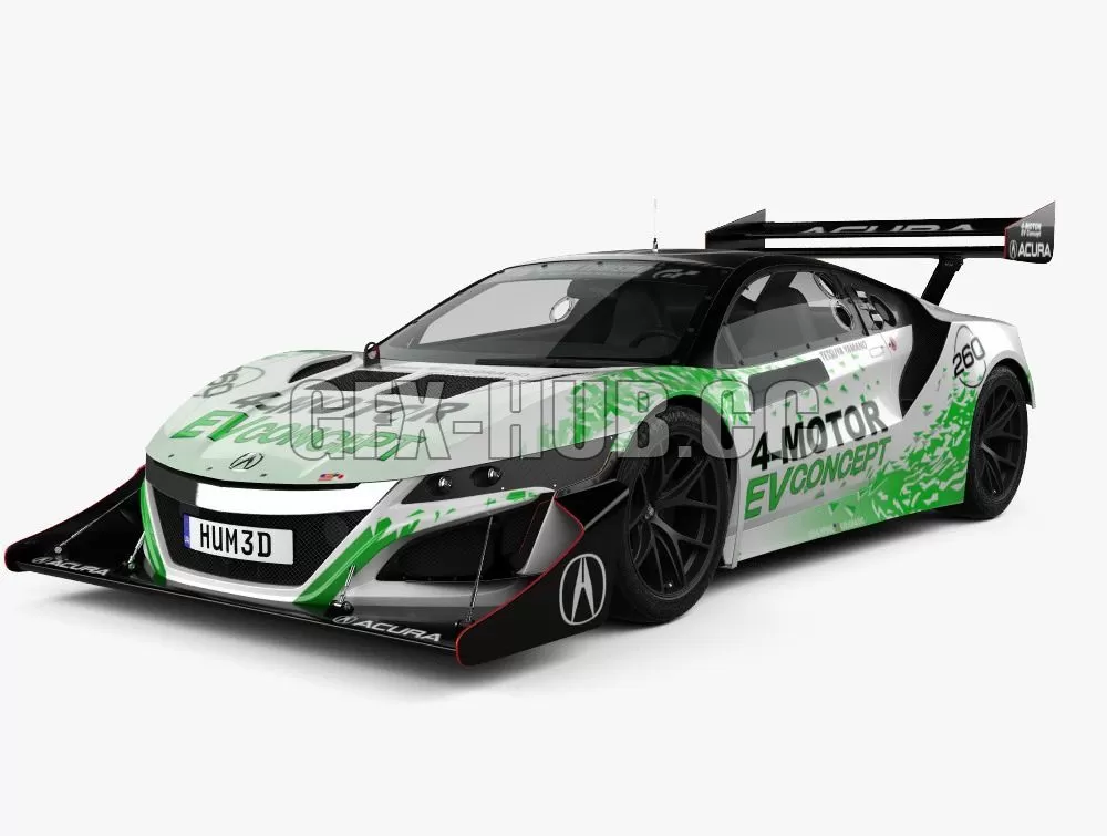 CAR – Acura NSX EV 2017 3D Model CAR – Acura NSX EV 2017 3D Model